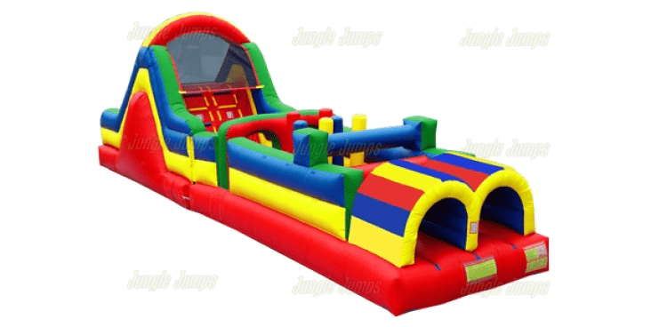 Challenge Obstacle Course w/ Climb & Slide-40ft